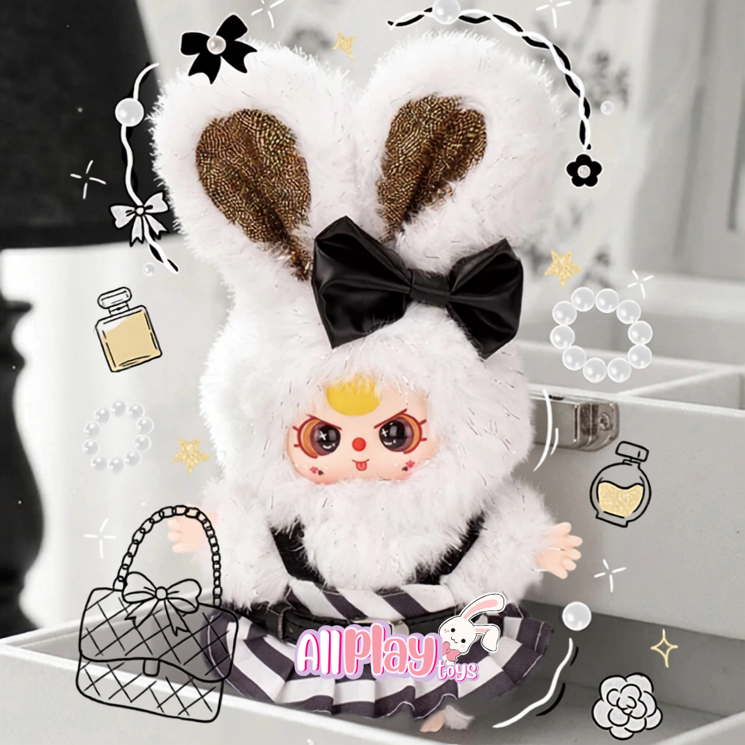 Baby Three Absolute Black White Plush Series Blind Box