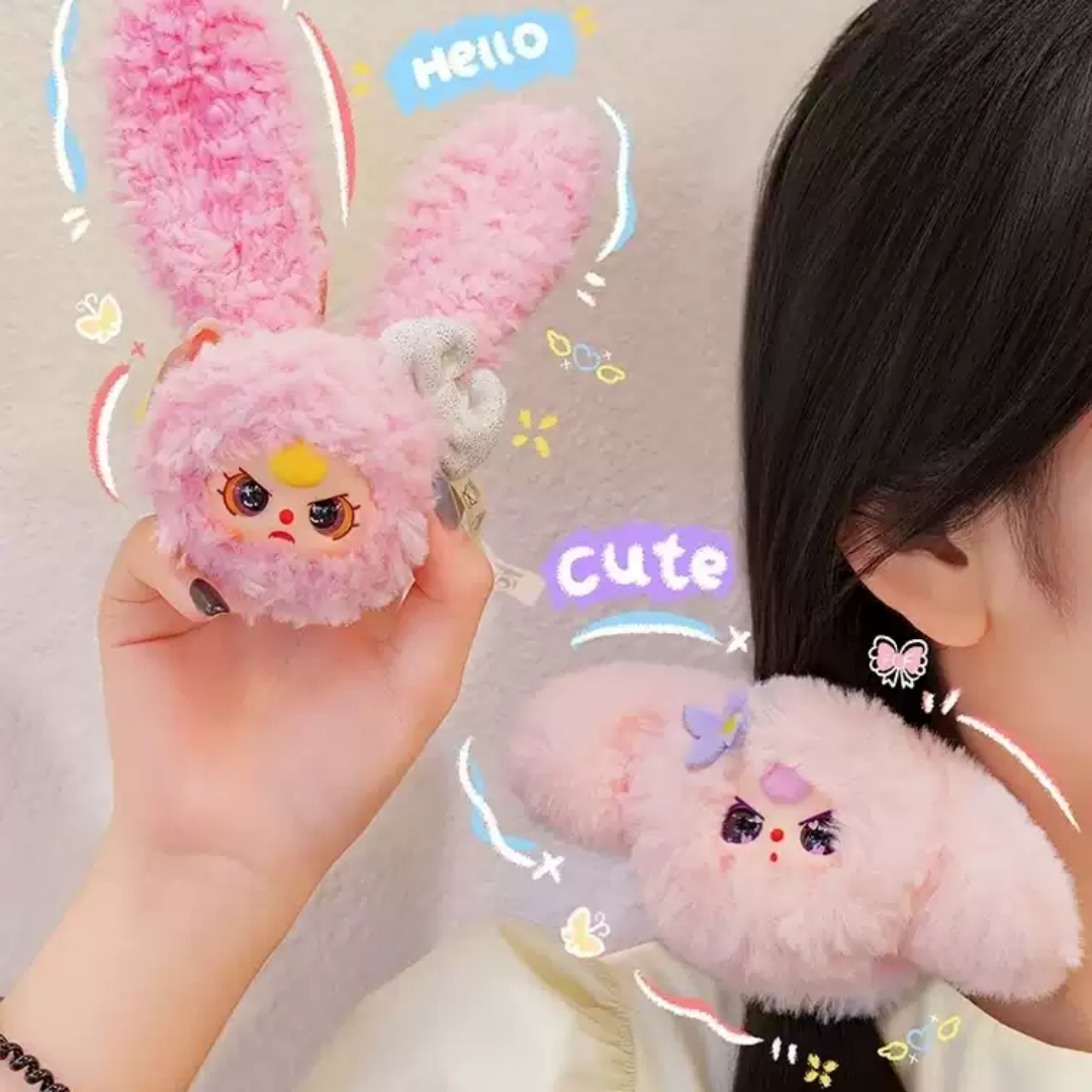 Baby Three Flower Hair Rope Scrunchie Plush Series Blind Box