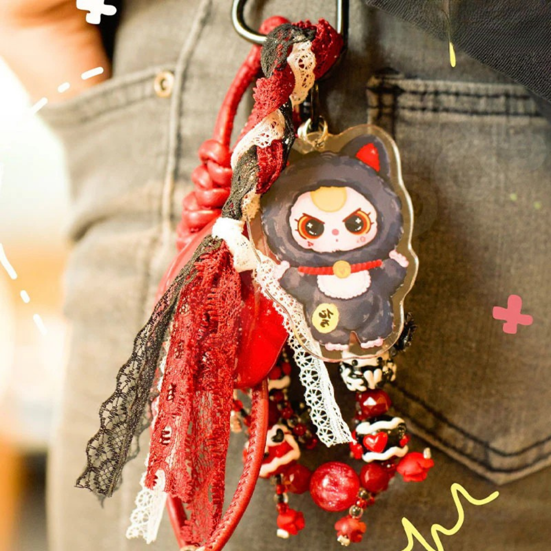 Baby Three Love Chain Time Keychain Series Blind Box