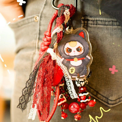 Baby Three Love Chain Time Keychain Series Blind Box