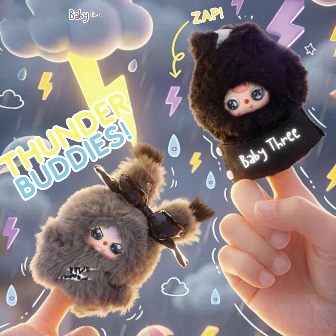 Baby Three Plush Finger Puppet Series Blind Box