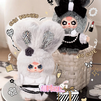 Baby Three Absolute Black White Plush Series Blind Box