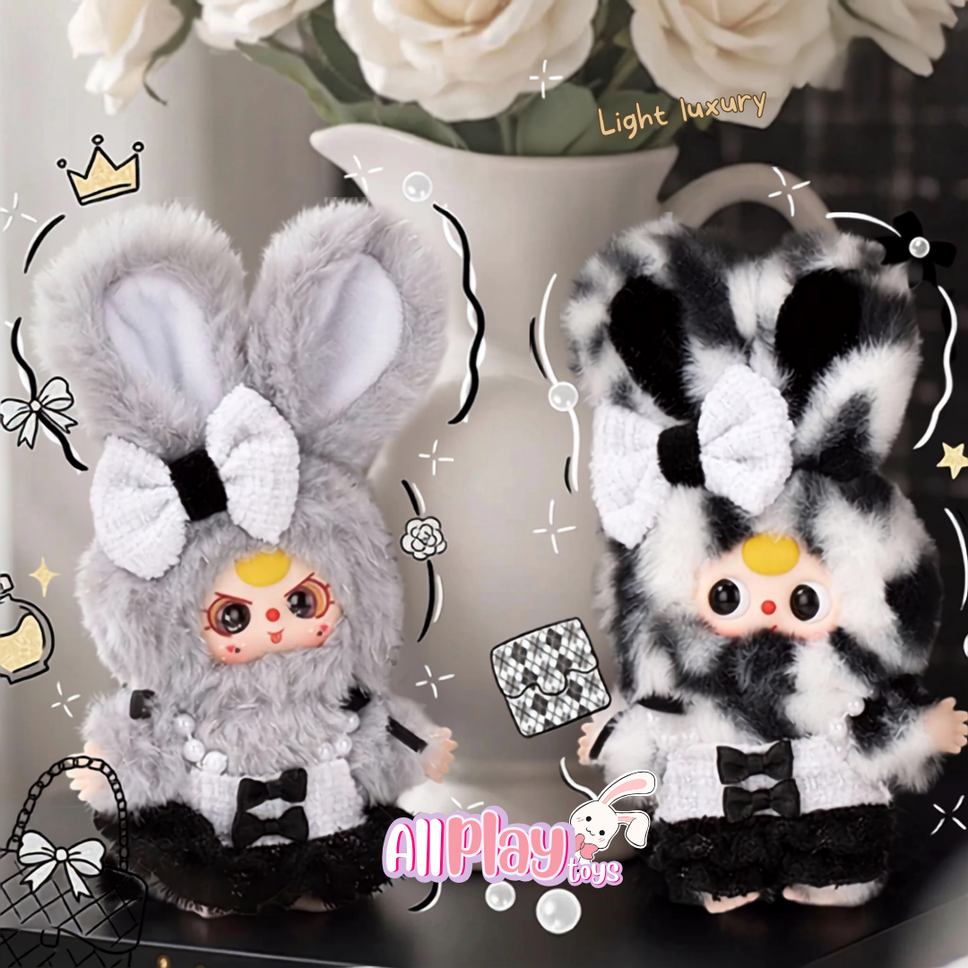Baby Three Absolute Black White Plush Series Blind Box
