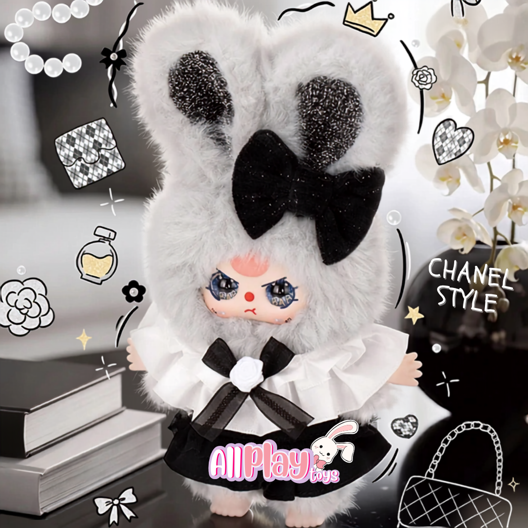 Baby Three Absolute Black White Plush Series Blind Box