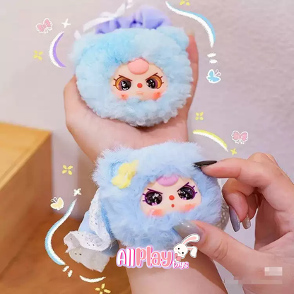 Baby Three Flower Hair Rope Scrunchie Plush Series Blind Box Case