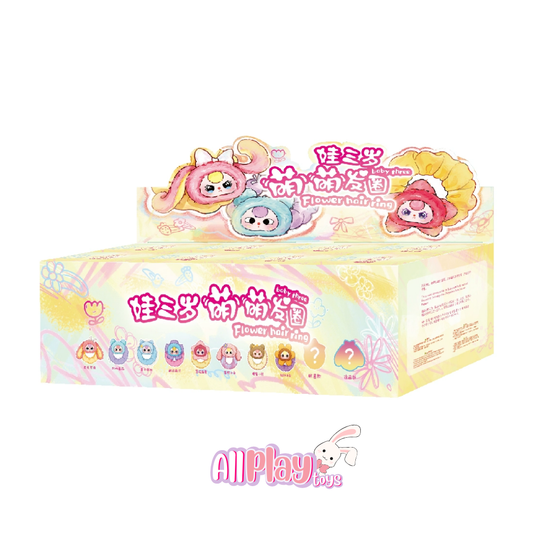 Baby Three Flower Hair Rope Scrunchie Plush Series Blind Box Case