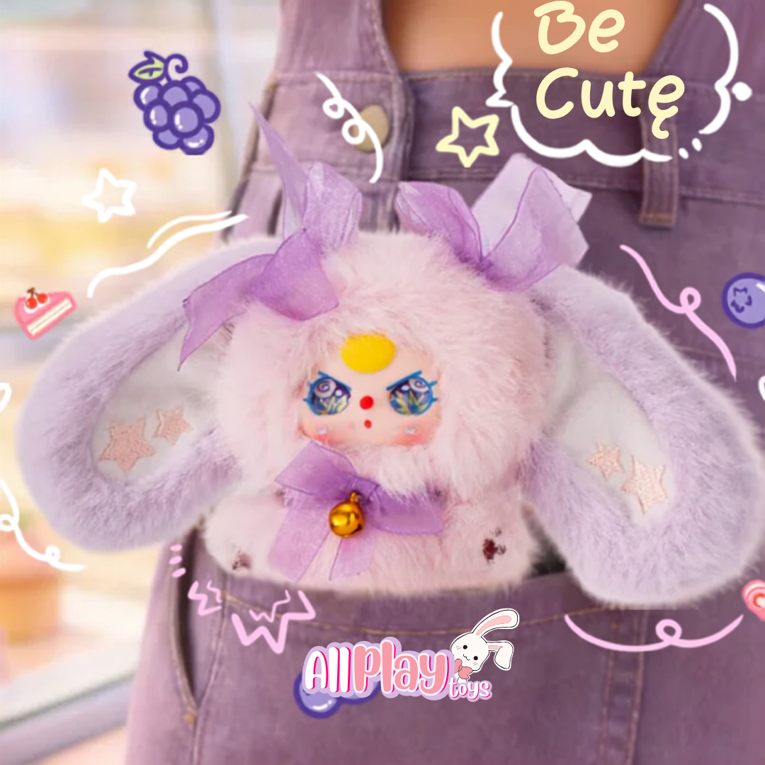 Baby Three Pocket Bunny Treasure Plush