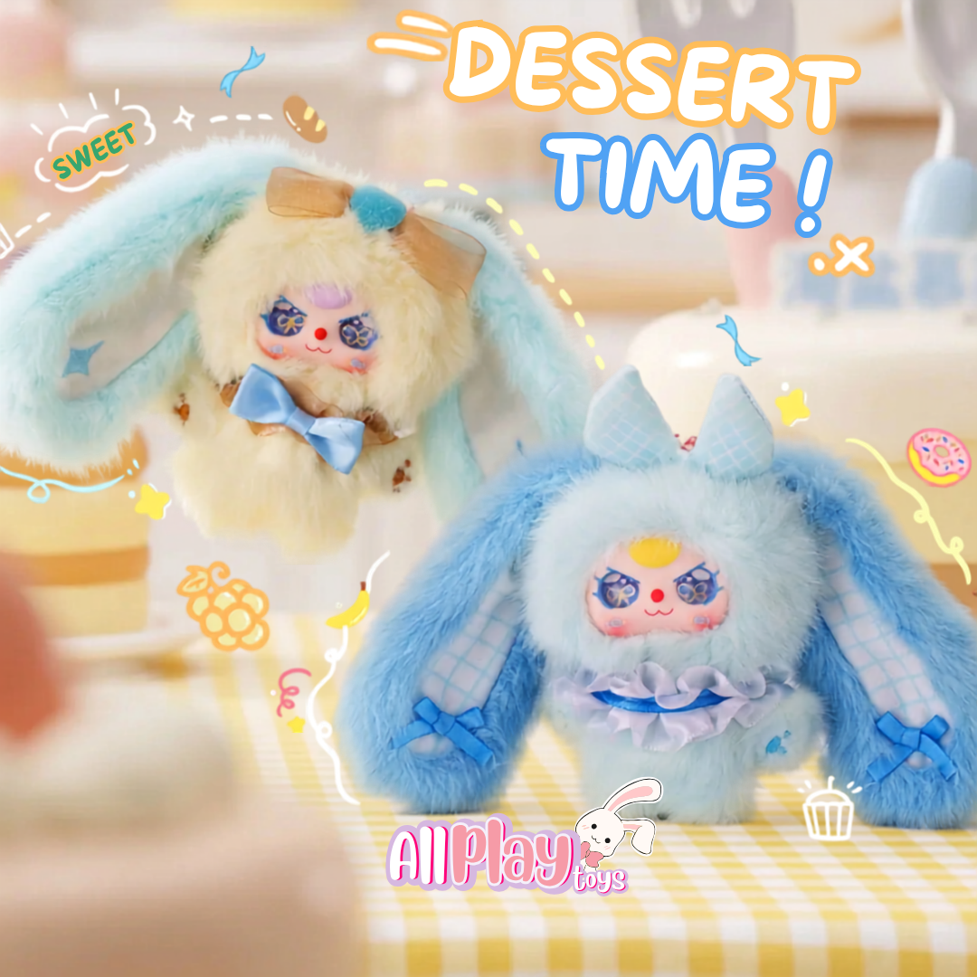 Baby Three Pocket Bunny Treasure Plush