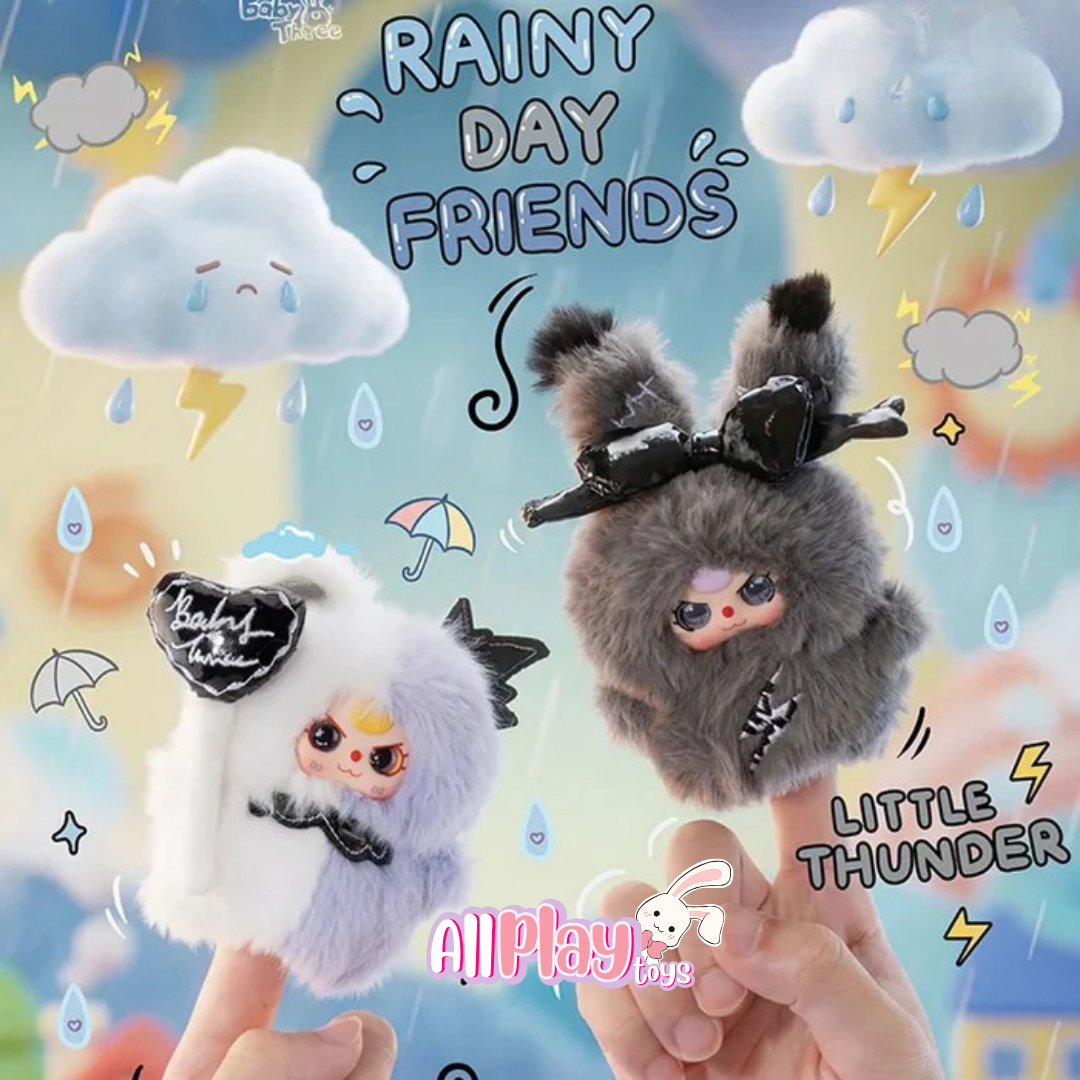 Baby Three Plush Finger Puppet Series Blind Box Case