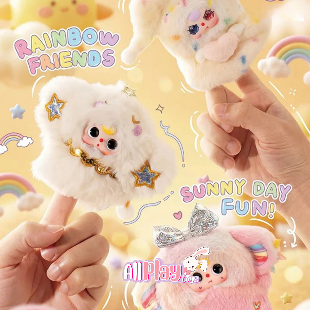 Baby Three Plush Finger Puppet Series Blind Box Case