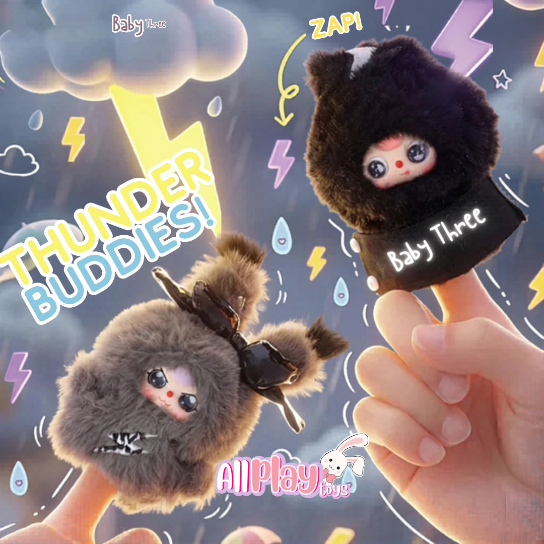 Baby Three Plush Finger Puppet Series Blind Box Case
