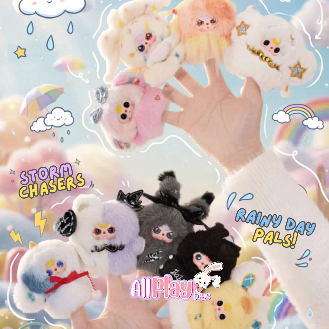 Baby Three Plush Finger Puppet Series Blind Box Case